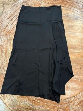 Theory Silky Black Skirt